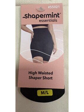 Shapermint High Waisted Shaper Shorts Womens Medium Large Tummy Control